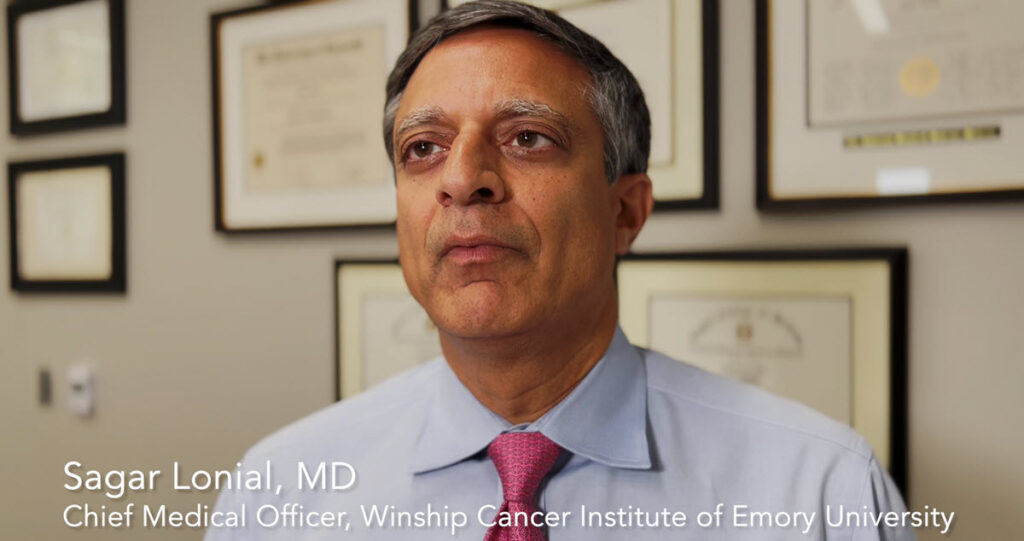 Sagar Lonial, MD Chief Medical Offiver, Winship Cancer Institute of Emory University cover